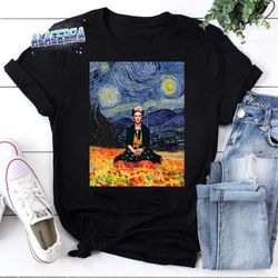 under moonlight classic vintage t-shirt, frida kahlo shirt, feminist shirt, feminist frida kahlo shirt, starry night fri