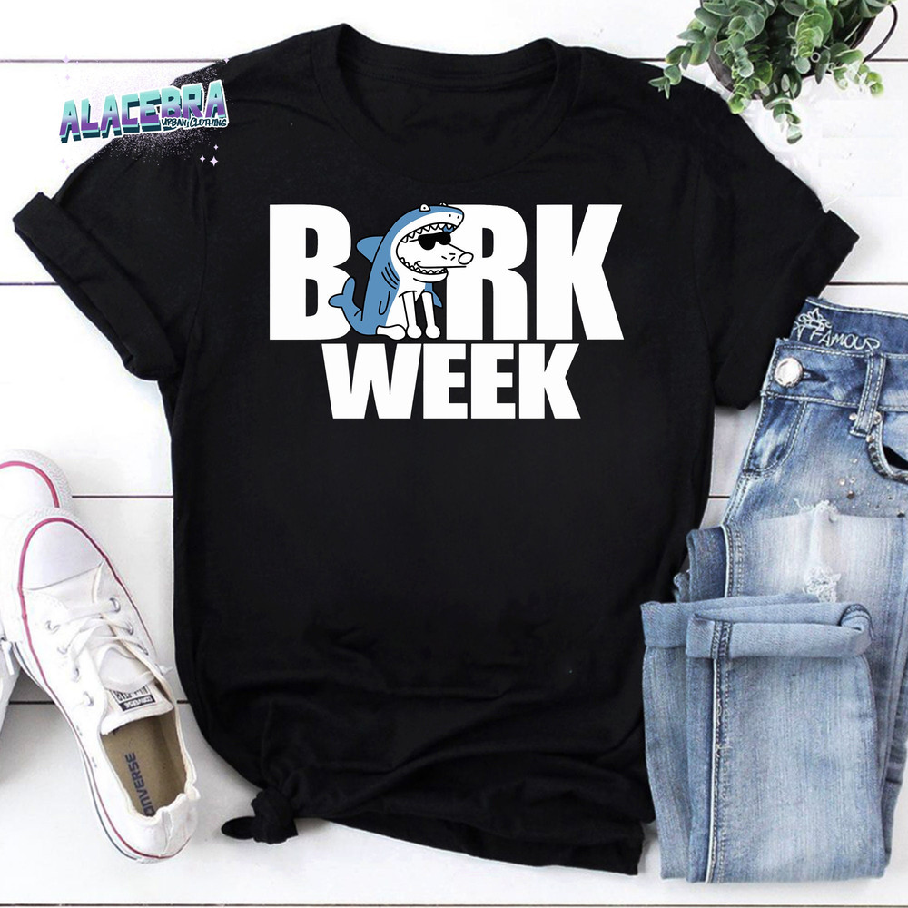 Shark Week Bark Week Dog Vintage T-Shirt, Sharks Shirt, For Shark Lover Shirt, Love Shark Shirt, Shark Dog Shirt, Funny Shark Dog Shirt.jpg