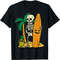 Hawaii Surfer Skeleton Cool Chill Halloween Beach Men Boys T-Shirt.jpg