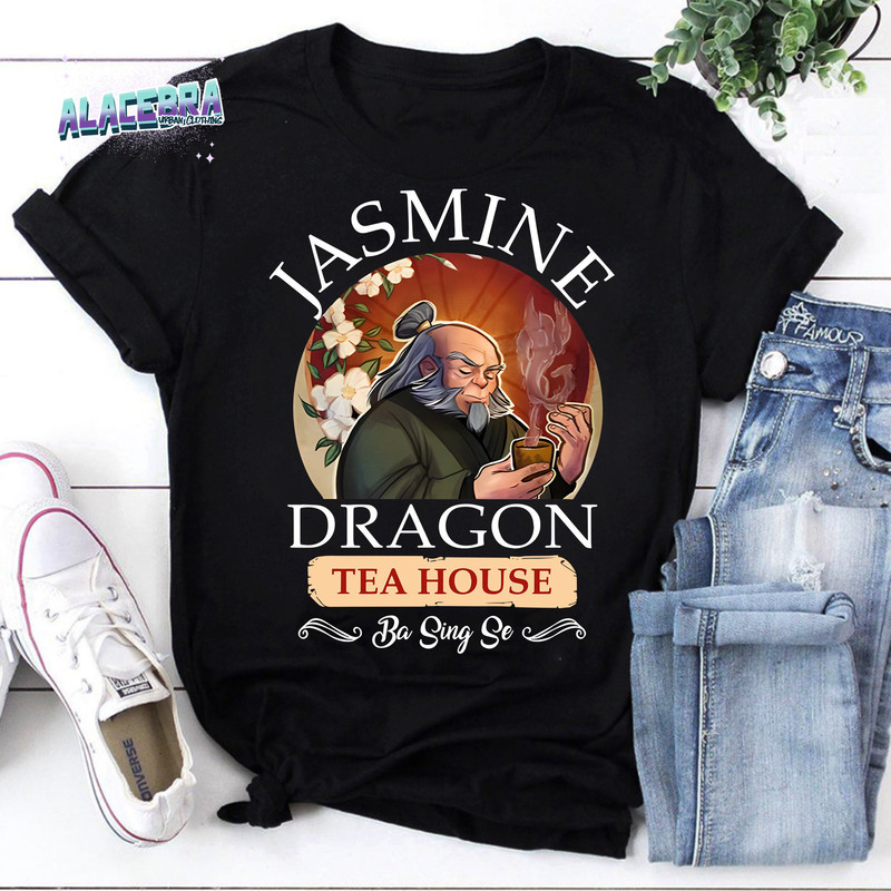 Jasmine Dragon Tea House Uncle Iroh Ba Sing Se Avatar The Last Airbender Vintage T-Shirt, Avatar The Best Airbender Shirt, Iroh Uncle Shirt.jpg