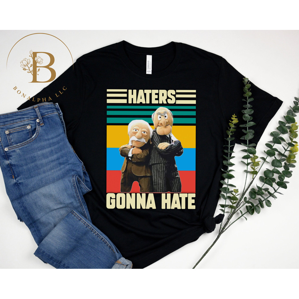 Statler and Waldorf Old Sure Beats Dead Vintage T-Shirt, Muppet Lovers Show Fan Shirt, Puppet Show Shirt, Beaker Muppet Shirt, Gift For Fan.jpg