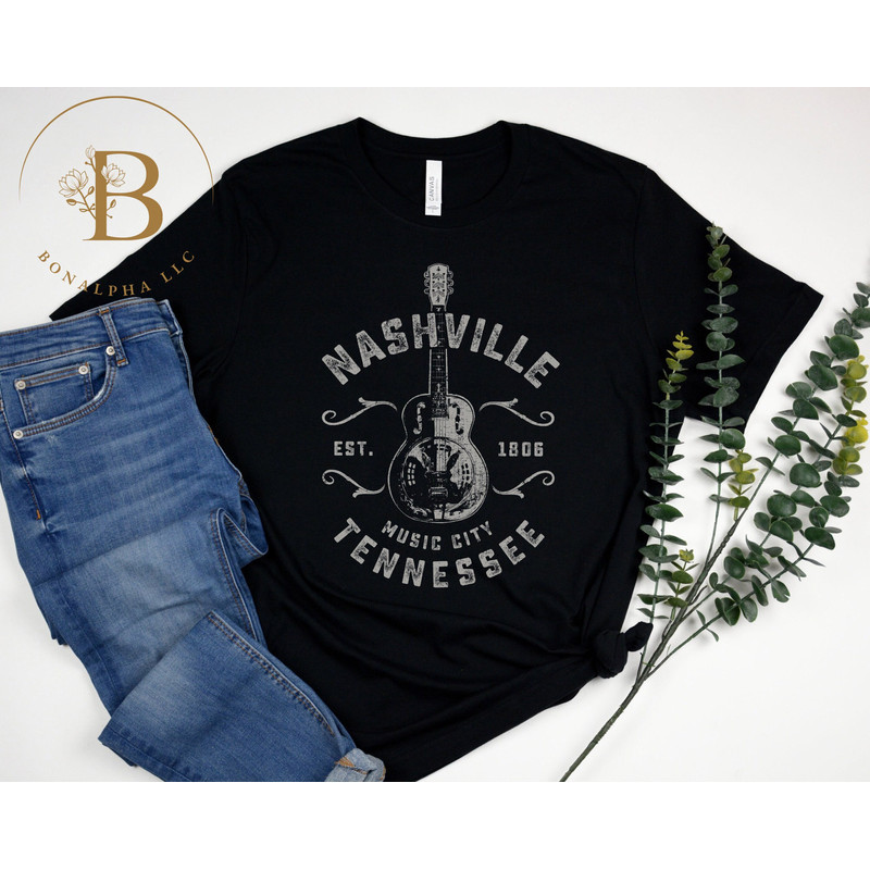 Nashville Music City Tennessee Shirt, Nashville Tee, Nashville T-shirt, Music City, Tennessee Tee, Nashville Concert Shirt, Rock Music Shirt.jpg