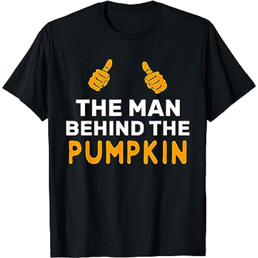 Halloween Pregnancy Shirt for Men -Funny Pumpkin Dad Costume T-Shirt.jpg