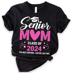senior mom of a graduation shirt, graduation mom shirt, class of 2024 t-shirt, class of 2024, senior 2024 shirt-10