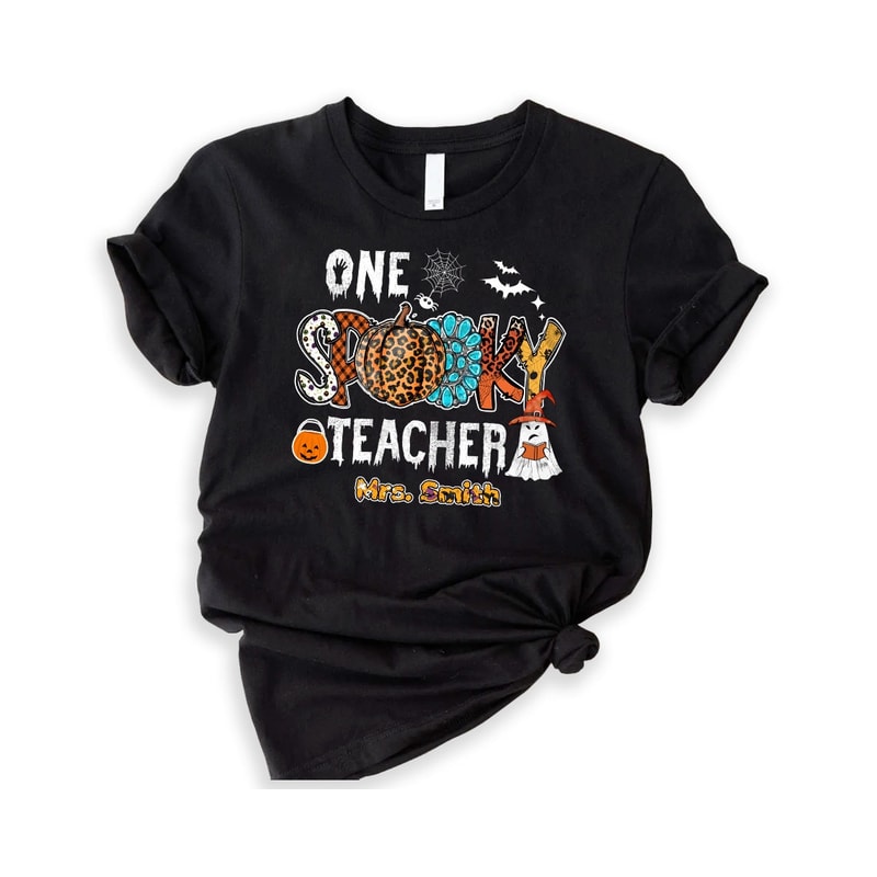 Spooky Teacher Shirt, Back To School Shirt, Teacher Ghost Shirt, One Spooky Teacher Shirt, Halloween Teacher Shirt-1.jpg