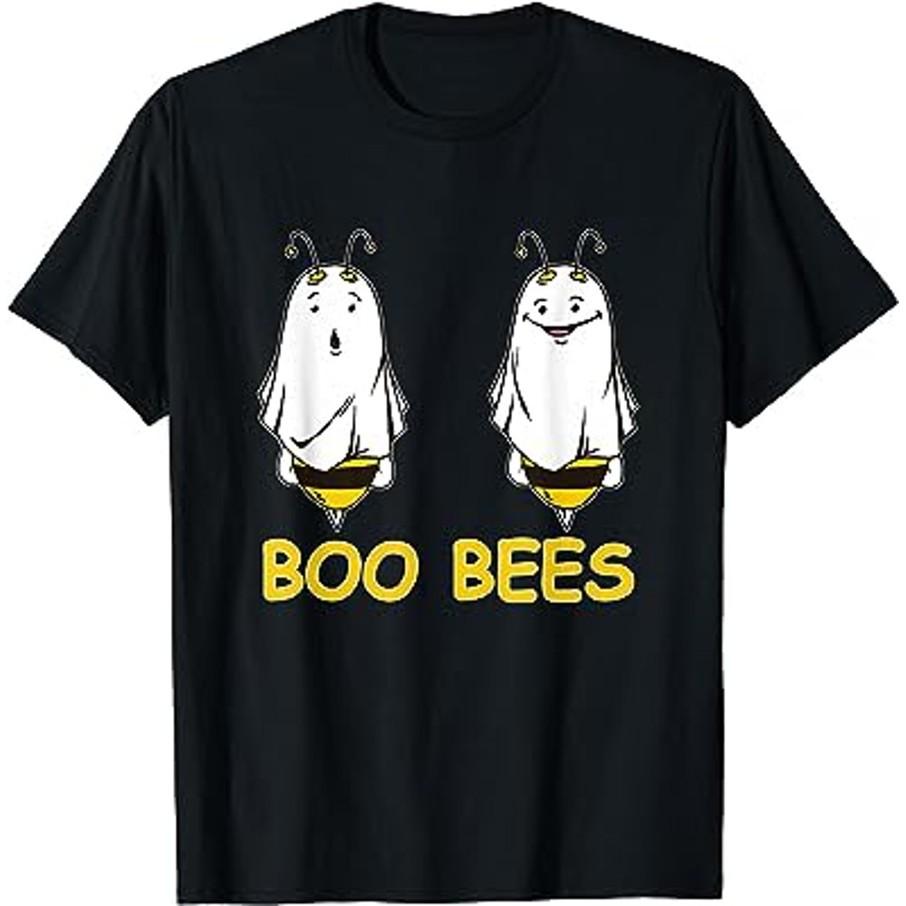 Men Womens Boo Bees Funny Halloween Costume T-Shirt.jpg