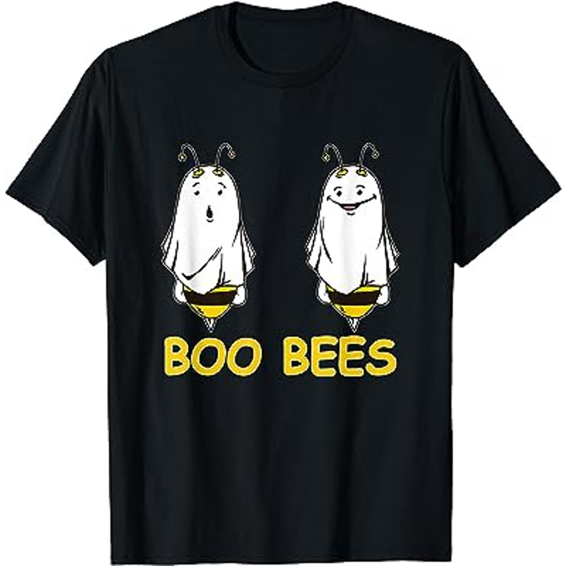 Men Womens Boo Bees Funny Halloween Costume T-Shirt.jpg