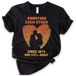 50th wedding anniversary gift for husband, best husband best wife, 50 year wedding anniversary tee for him, gift for her