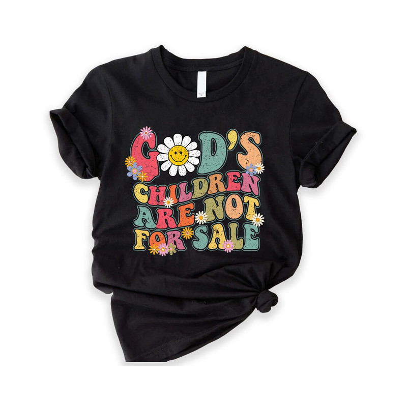 God's Children Are Not For Sale Shirt, Groovy Shirt, Protect Our Children Shirt, Embracing Sound of Freedom, protect our kids.jpg