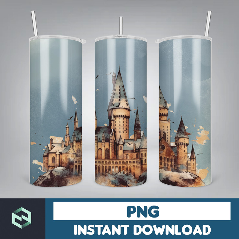 Harry Tumbler Wrap, Harry 20 oz Tumbler Wrap Design, Potter Tumbler Sublimation PNG, Harry Magic Tumbler, HP Wizard (15).jpg
