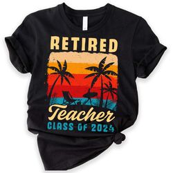 retired teacher vintage colors shirt, retirement teacher, schools out forever, retirement teacher gift, retirement party