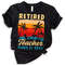 Retired Teacher Vintage Colors Shirt, Retirement Teacher, School’s Out Forever, Retirement Teacher Gift, Retirement Party Shirt-2.jpg