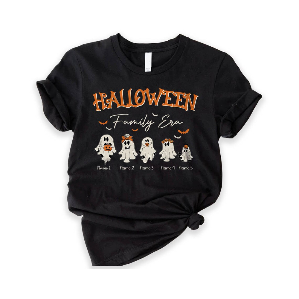Halloween family era shirt,halloween custom, Ghost Family With Pets Custom, Halloween Personalized, Halloween Gifts,Halloween shirt.jpg