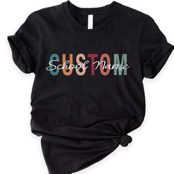 custom school name shirt  custom teacher name shirts  back to school  elementary school shirts  personalized school name