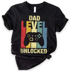 dad level unlocked shirt, dad loading shirt, future father tee, soon to be dad, first time dad, pregnancy announcement,