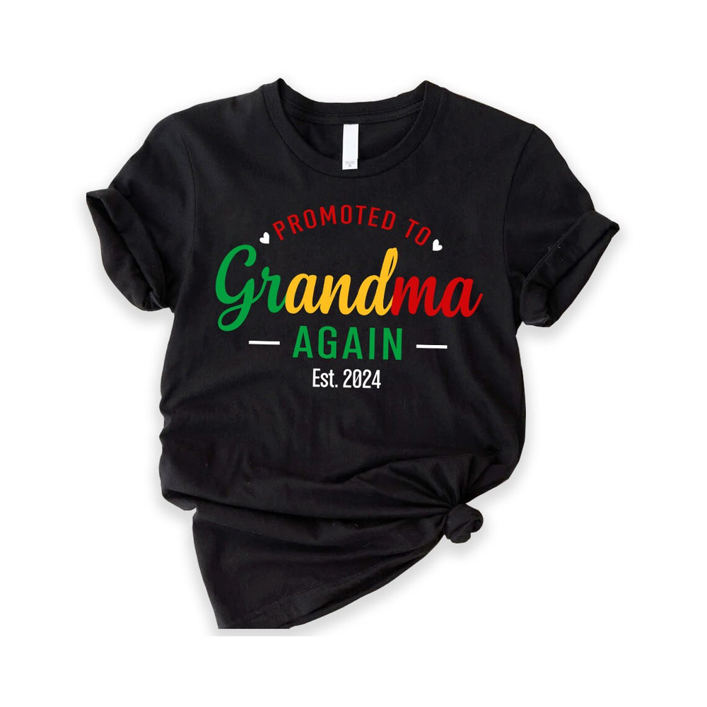 Promoted To Grandma 2024 Shirt, Soon To Be Grandma Shirt, Grandma Est 2024, New Grandma Shirt, New Grandma Gifts, Gift For Grandma-1.jpg