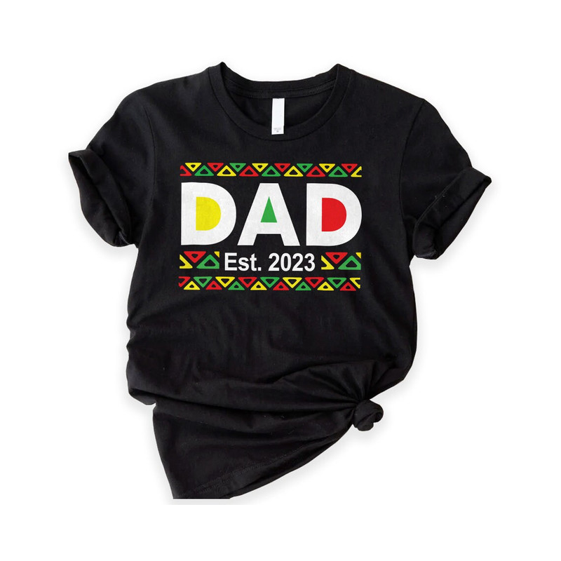 Black Dad Shirt,New Dad Shirt,Dad Shirt,Daddy Shirt,Pregnancy Announcement Best Dad,Gift for Dad,My Father Shirt,African American Dad.jpg