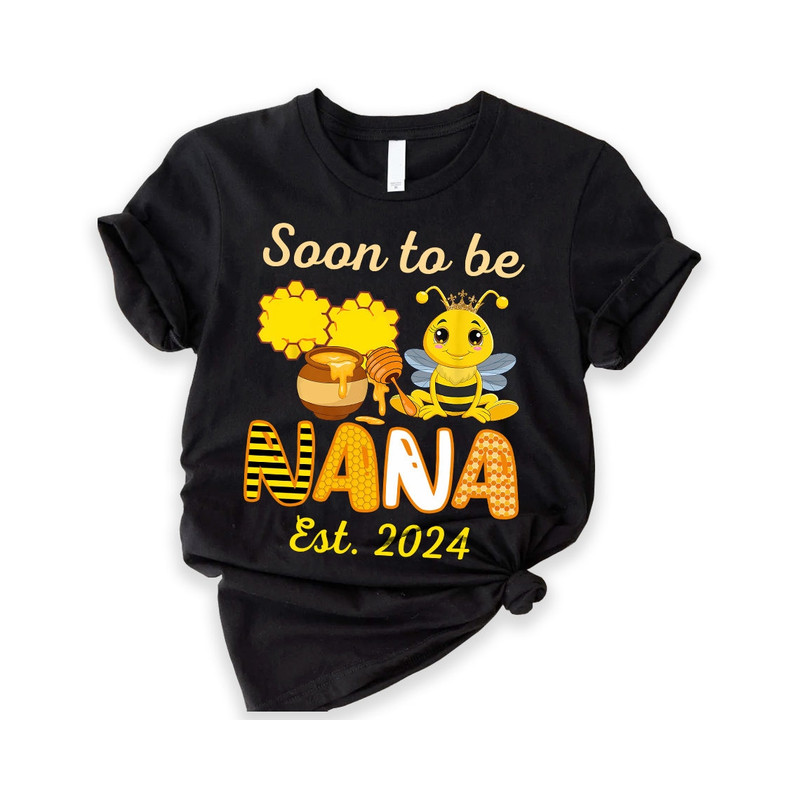 Promoted to Nana Shirt, Soon To Be Grandma, New Grandma Shirt, Gift For New Grandma, Baby Announcement Tee, Promoted to Grandma Shirt.jpg