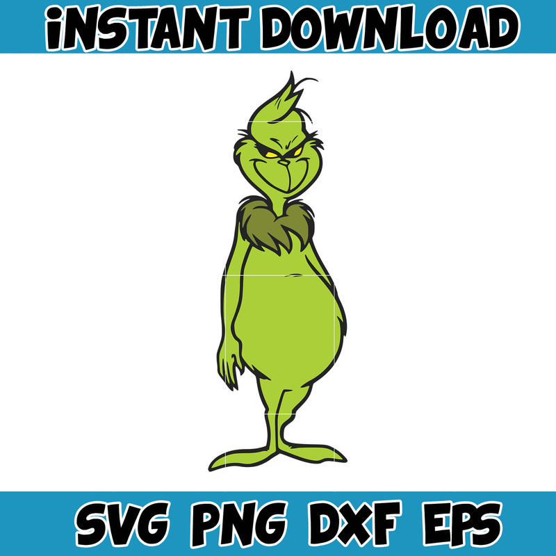 Grinch SVG, Grinch Christmas Svg, Grinch Face Svg, Grinch Hand Svg, Clipart Cricut Vector Cut File, Instant Download (315).jpg