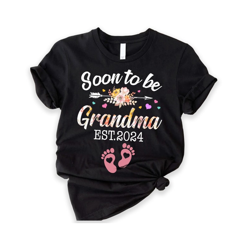 Promoted to Grandma Shirt, Soon To Be Grandma, New Grandma Shirt, Gift For New Grandma, Baby Announcement Tee, Promoted to Grandma Shirt.jpg
