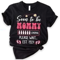 soon to be mommy shirt, promoted to mommy shirt, baby announcement, new mother shirt, new father shirt, new parents shi
