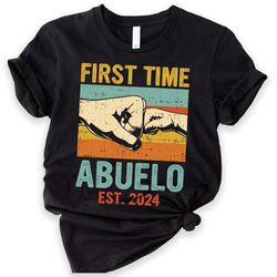 custom abuelo shirt, promoted to abuelo, baby shower, personalized grandpa shirt, abuelito t-shirt, shirt for papa, preg