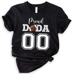 football dad shirt, personalized football my favorite player calls me dad shirt, name and number football, football mama