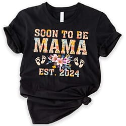 soon to be mama shirt, promoted to mommy shirt, baby announcement, new mother shirt, new father shirt, new parents shir