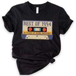 vintage 1994 retro 30th birthday shirt,30th birthday gift for women,30th birthday gift for men,30 birthday best friend,3