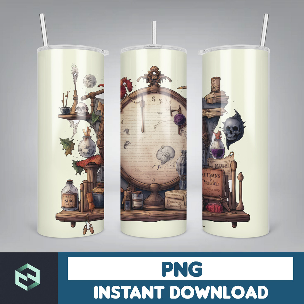 Harry Tumbler Wrap, Harry 20 oz Tumbler Wrap Design, Potter Tumbler Sublimation PNG, Harry Magic Tumbler, HP Wizard (61).jpg