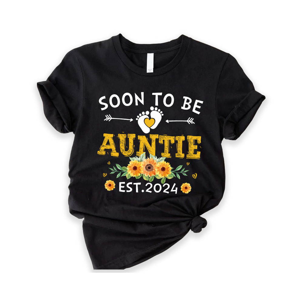 New Aunt Shirt, Aunt To Be Gift, Soon To Be Auntie Est2024 Loading Shirt, Baby Announcement Shirt, Promoted to Auntie Shirt, Best Aunt Tee-1.jpg