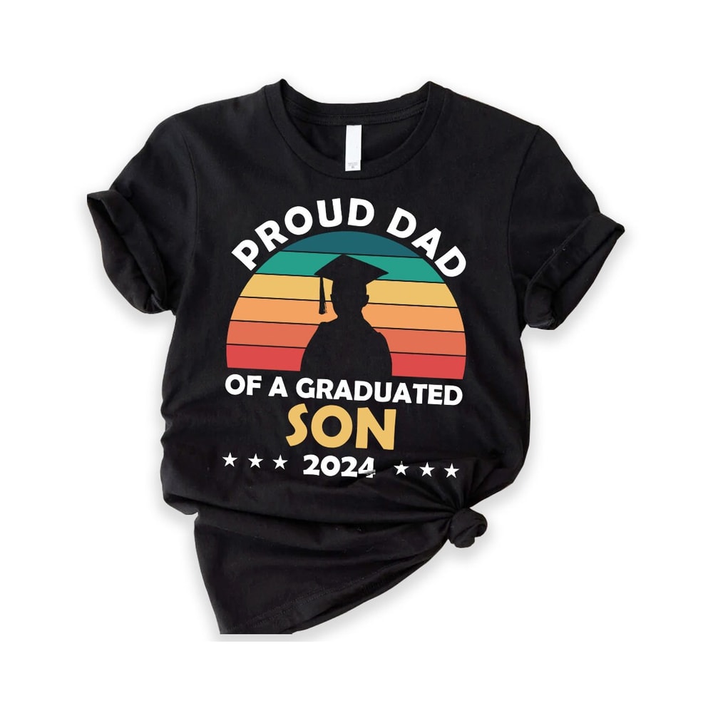 Personalized Proud Dad Graduation Shirt, Grad Squad T-Shirt, Matching Family Graduation Shirts, Graduation 2023, Custom Graduation Mom Shirt.jpg