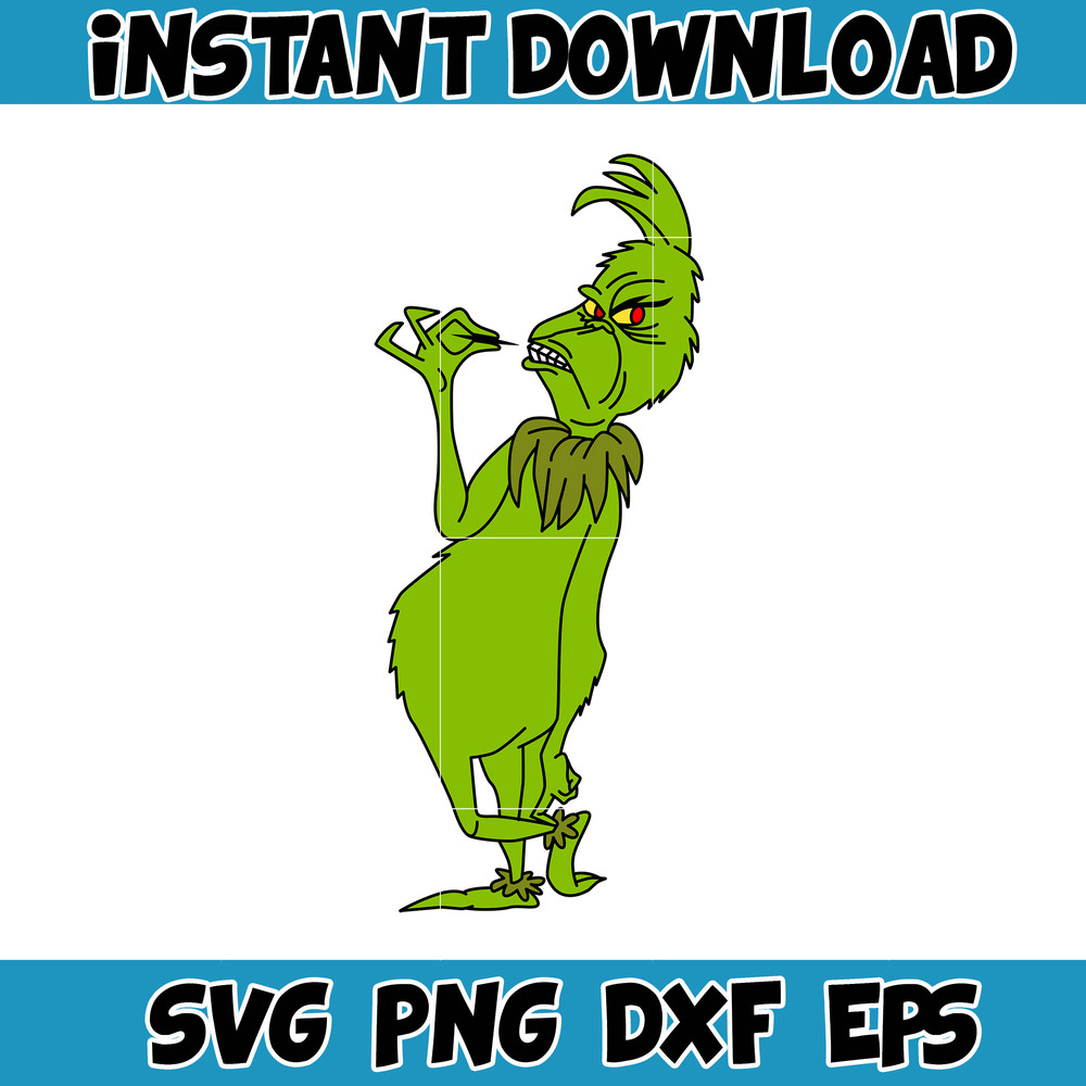 Grinch SVG, Grinch Christmas Svg, Grinch Face Svg, Grinch Hand Svg, Clipart Cricut Vector Cut File, Instant Download (366).jpg