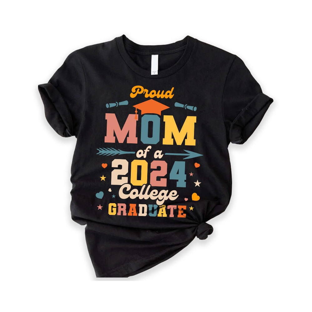 Proud Mom Of A 2024 Graduate, Proud Dad Of A 2024 Graduate, Class of 2024 ,Graduation Shirt, Senior Graduation, Graduate Mom, Graduate Dad-5.jpg