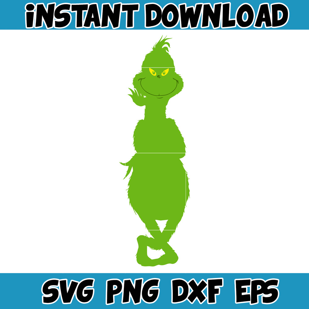 Grinch SVG, Grinch Christmas Svg, Grinch Face Svg, Grinch Hand Svg, Clipart Cricut Vector Cut File, Instant Download (376).jpg