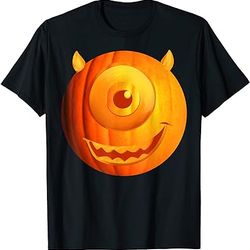 pixar monsters inc. mike wazowski pumpkin halloween t-shirt