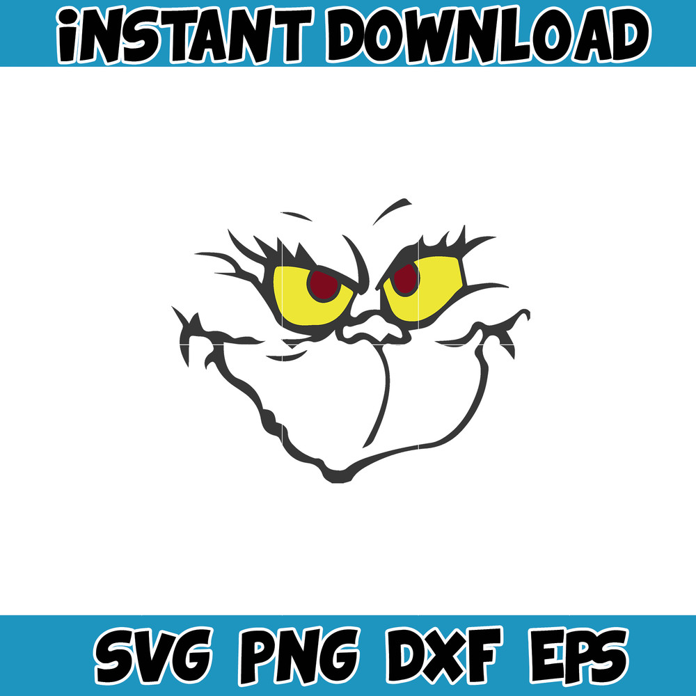 Grinch SVG, Grinch Christmas Svg, Grinch Face Svg, Grinch Hand Svg, Clipart Cricut Vector Cut File, Instant Download (427).jpg