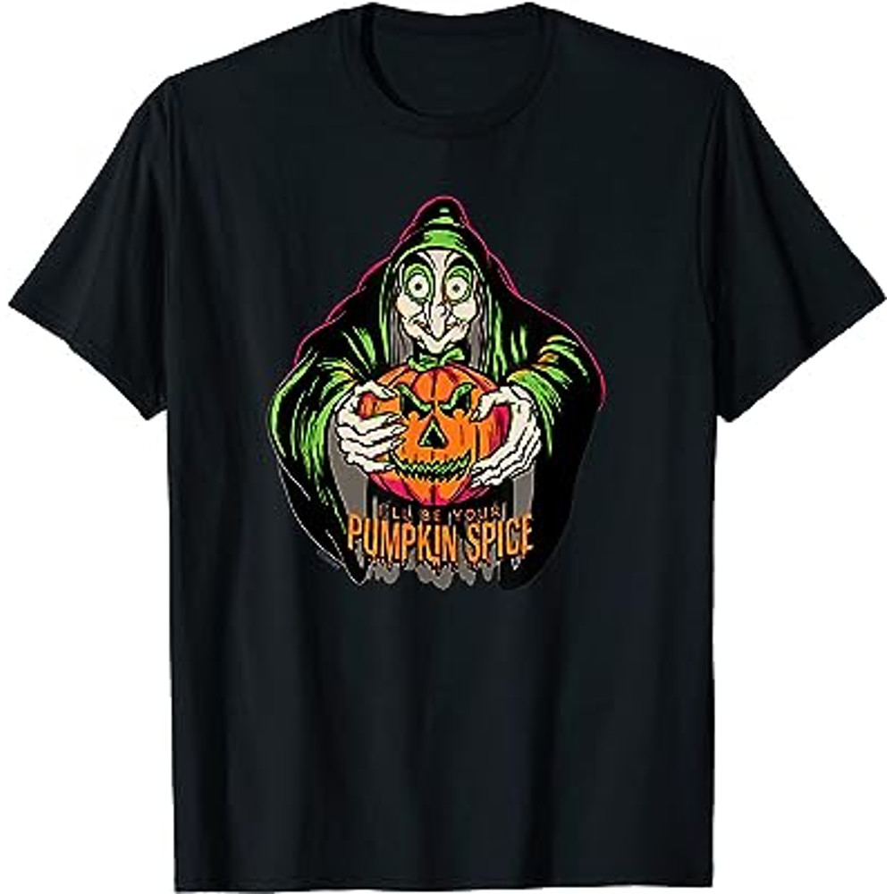 100 Villains Evil Queen Your Pumpkin Spice Halloween T-Shirt.jpg