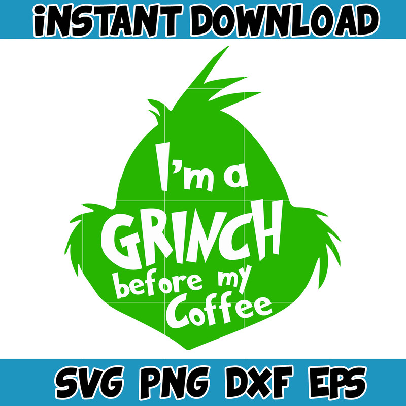 Grinch SVG, Grinch Christmas Svg, Grinch Face Svg, Grinch Hand Svg, Clipart Cricut Vector Cut File, Instant Download (448).jpg