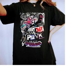 retro spider punk comfort colors shirt, spider man 2023 shirt, spider man across the spider-verse shirt, marvel shirt, m