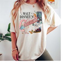 vintage cinderella shirt, walt disney princess shirt, disney comfort shirt, retro disneyland, disney cinderella princess