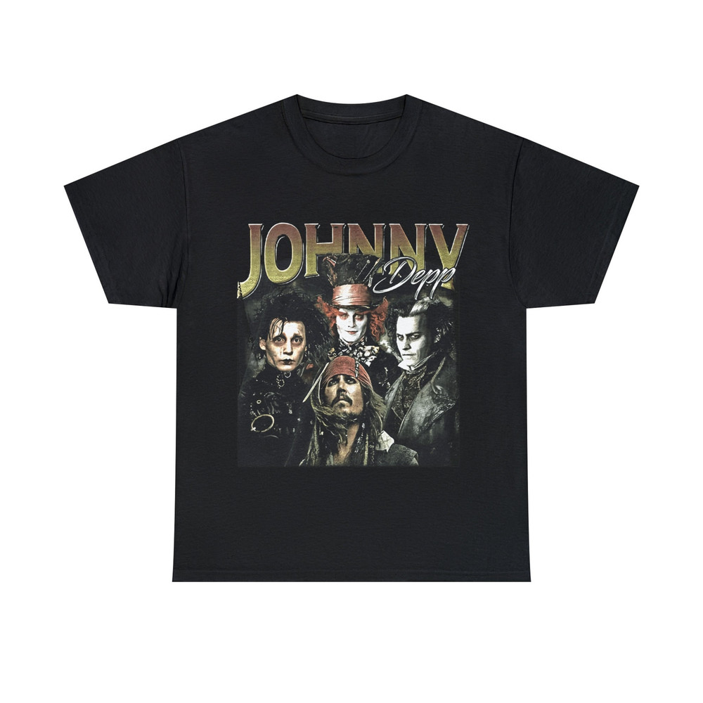 Limited Johnny Depp Vintage T-shirt , Captain Jack Sparrow Shirt , Johnny Depp Retro 90's Shirt , Gift For Women and Man T-Shirt.jpg