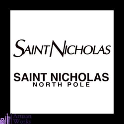 saint nicholas north pole svg, christmas svg, saint nicholas svg