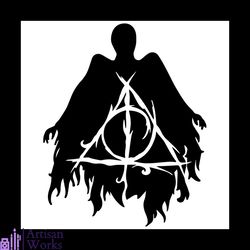 harry potter deathly hallows symbol svg