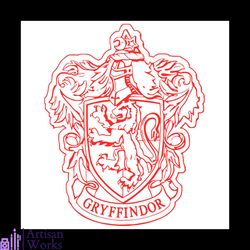 harry potter gryffindor red svg, harry potter svg, gryffindor svg