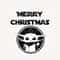Baby Yoda Merry Christmas - Christmas - Sublimation - PNG Image- Digital Image Download - 1.jpg