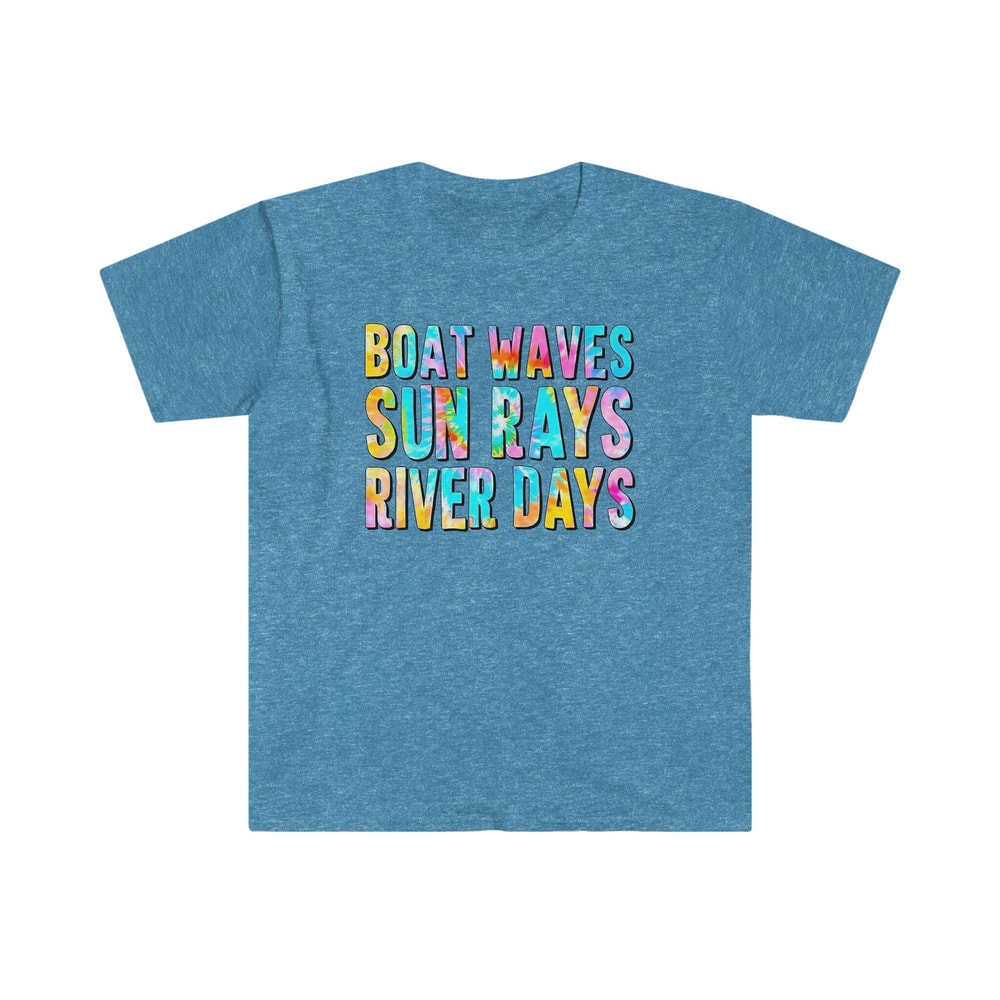 Boat Rays, Sun Rays, River Days - Unisex Softstyle T-Shirt - 8.jpg