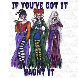 hocus pocus - if you've got it haunt it - halloween - sublimation - png image- digital image