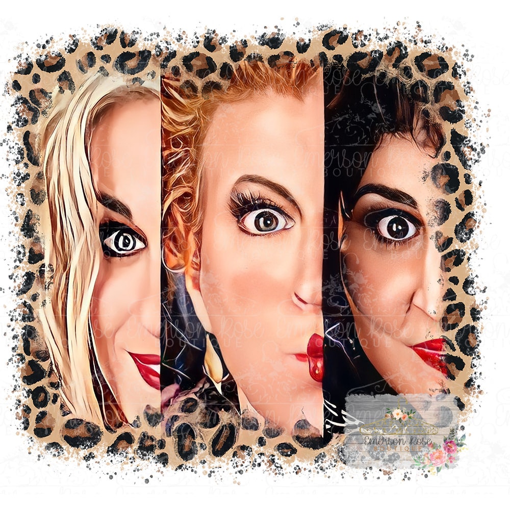 Hocus Pocus - Leopard - Halloween - Sublimation - PNG Image- Digital Image - 1.jpg