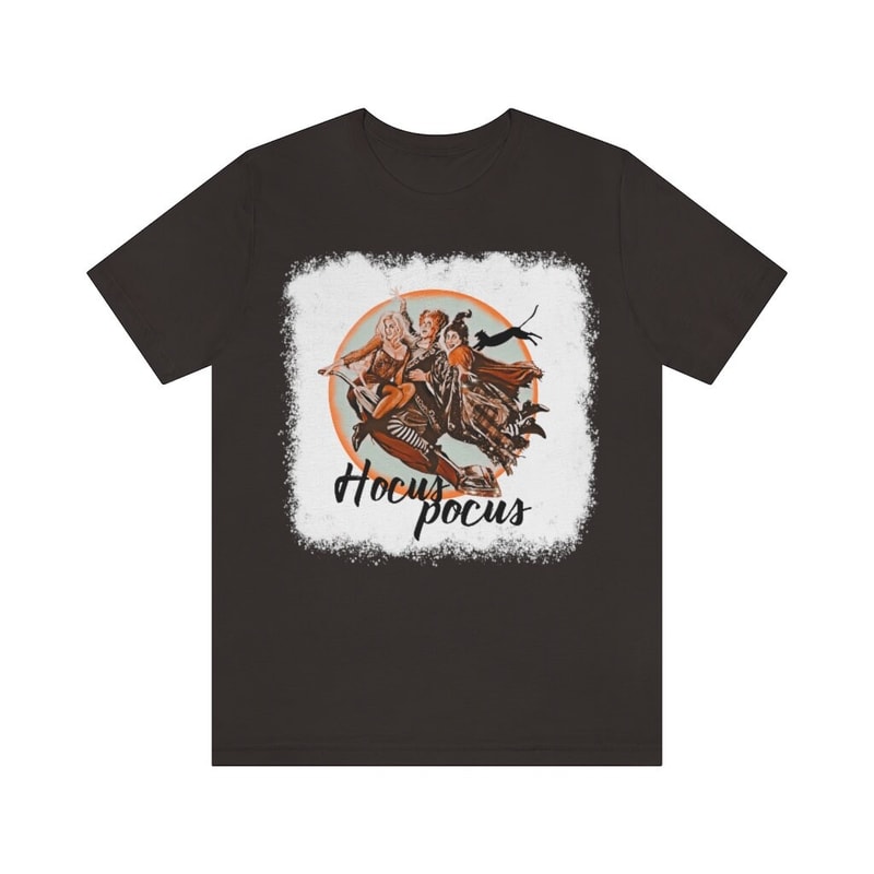 Hocus Pocus Sanderson Sisters Bleach Look Soft Halloween Unisex Jersey Short Sleeve Tee - 10.jpg